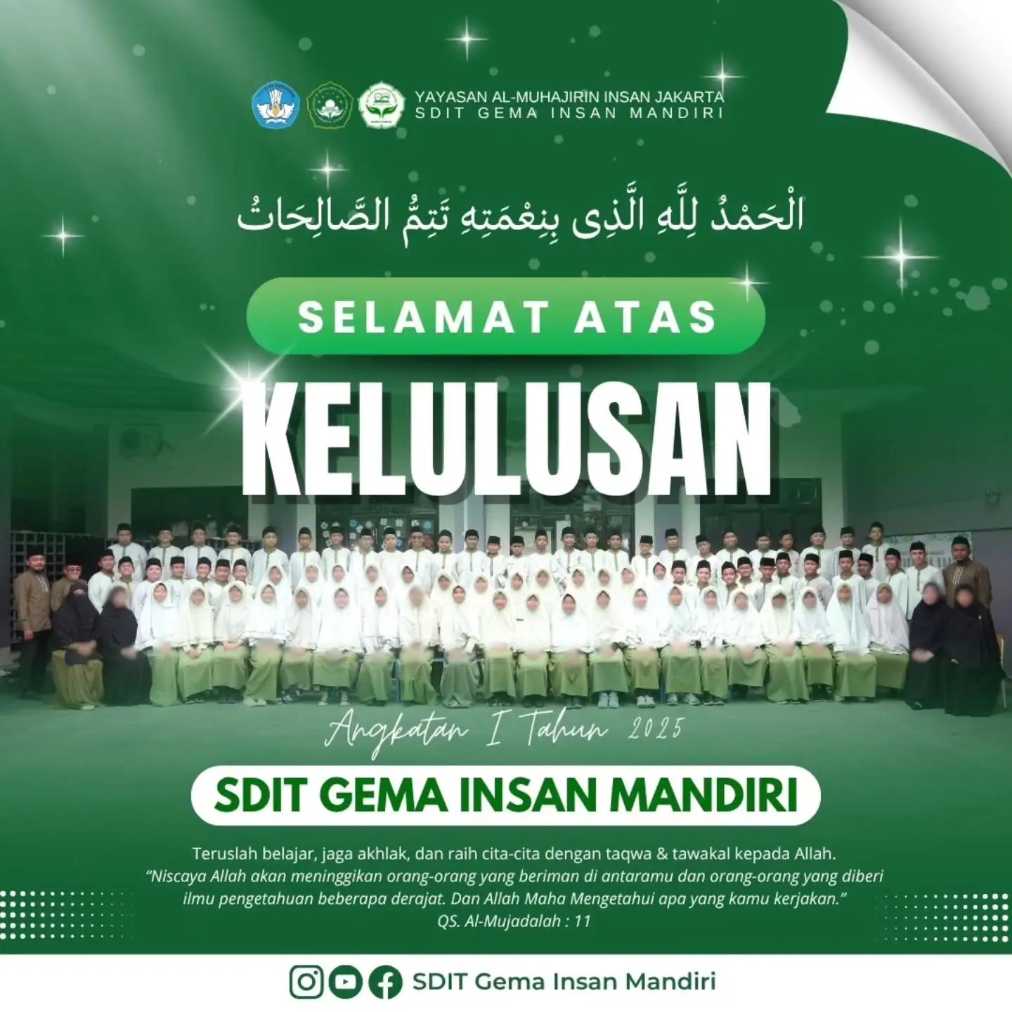 Kelulusan SDIT GEMA INSAN MANDIRI