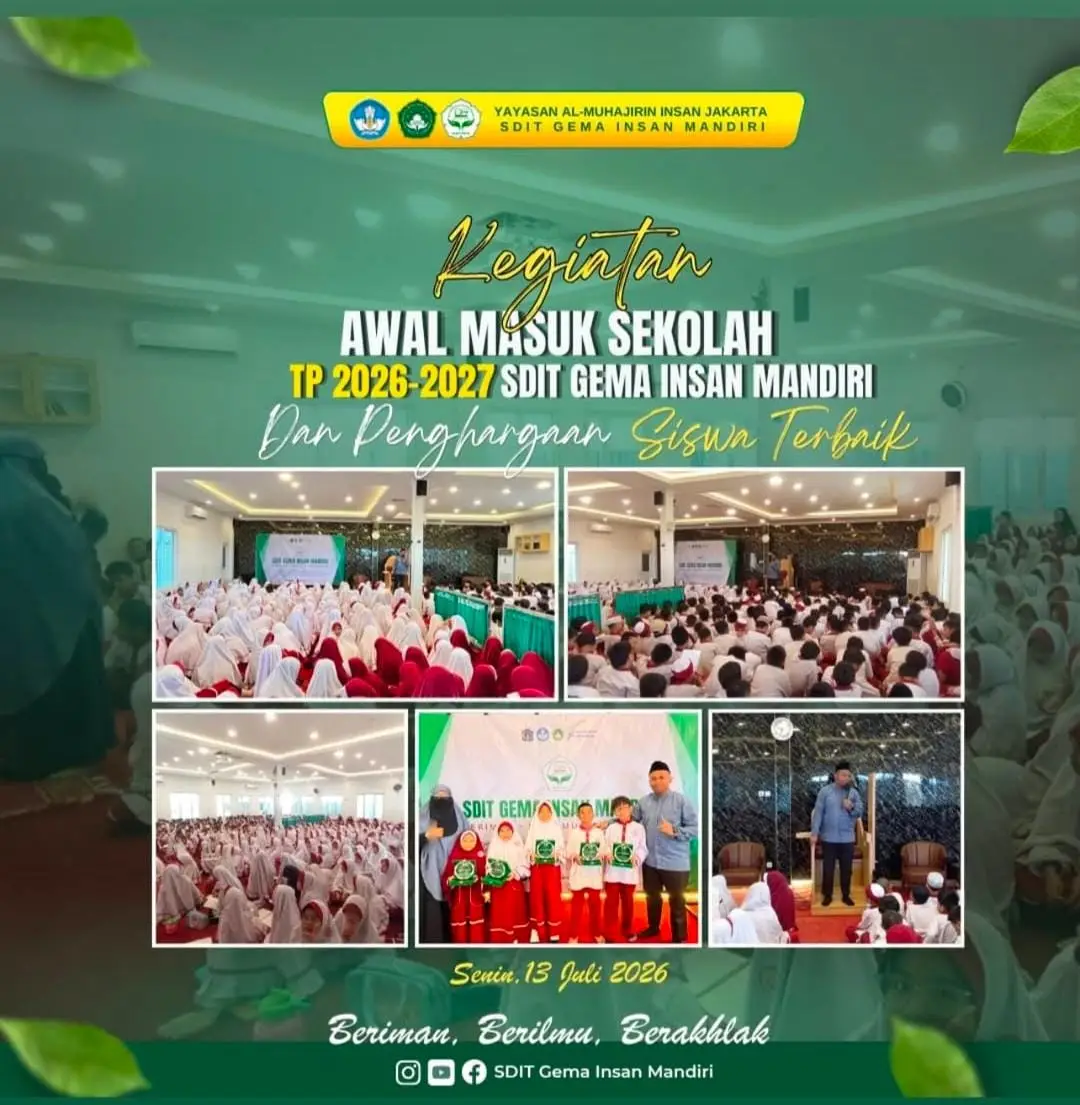   Kegiatan Awal Masuk Sekolah TP 2026–2027 SDIT Gema Insan Mandiri
