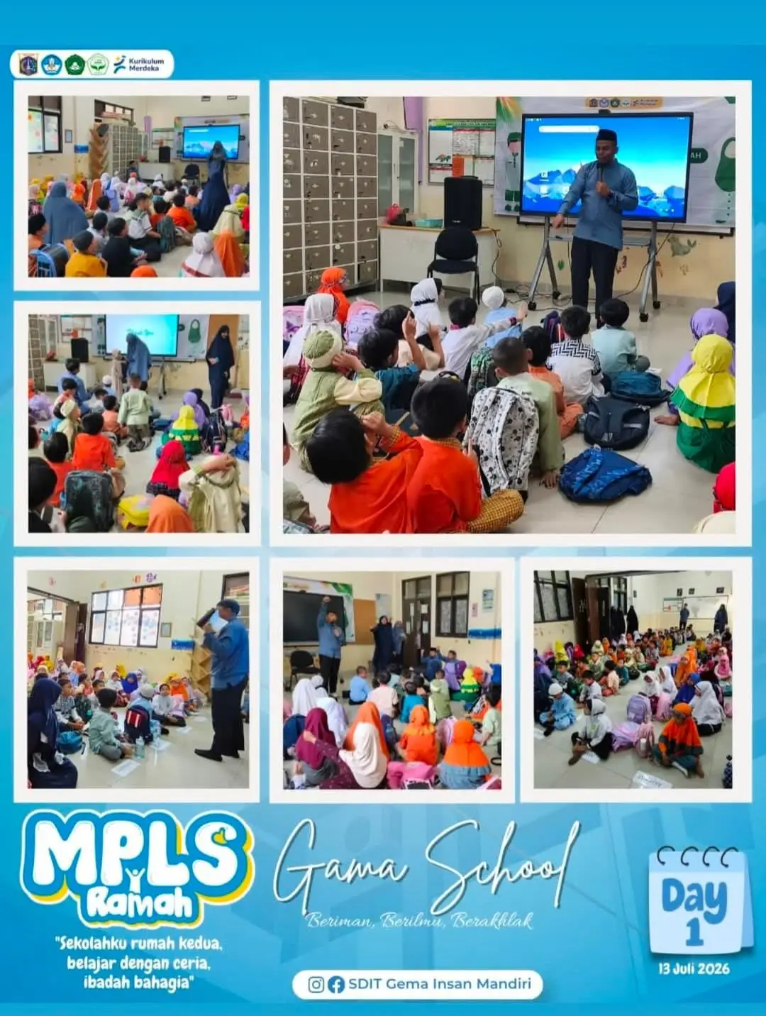 MPLS Ramah Hari Pertama: Membangun Semangat Belajar yang Ceria dan Bermakna